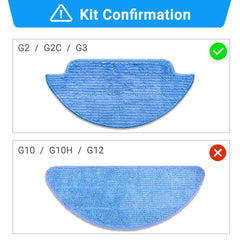 Thamtu Mop Cloth*2  for G2/G2S/G2C Replacement Kit