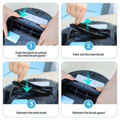 Thamtu Side Brush*4, Main Brush*1 Replacement Kit for G20/T21/T21S/T21S/T25S