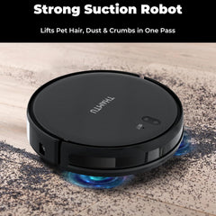 Thamtu Robot Vacuum Smart Robotic Vacuum Cleaner Suction Compatible with WiFi/APP/Alexa, Perfect for Pet Hair/Hard Floors