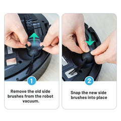 Thamtu Replacement Accessories, 6 Side Brushes ,3 HEPA Filter for G11/G12/G10/G10S/G10H