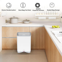 Thamtu Touchless Vacuum Automatic Dustpan with 2 Operation Modes - Ultra Fast & Powerful Corded Canister Vacuum for Sweeping Pet Hair, Food Crumbs & Dirt