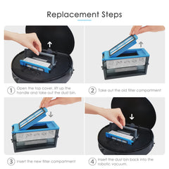 Thamtu G11 Ersatzfilter-Sets, 1 Filter und 1 Schwämme im Lieferumfang enthalten