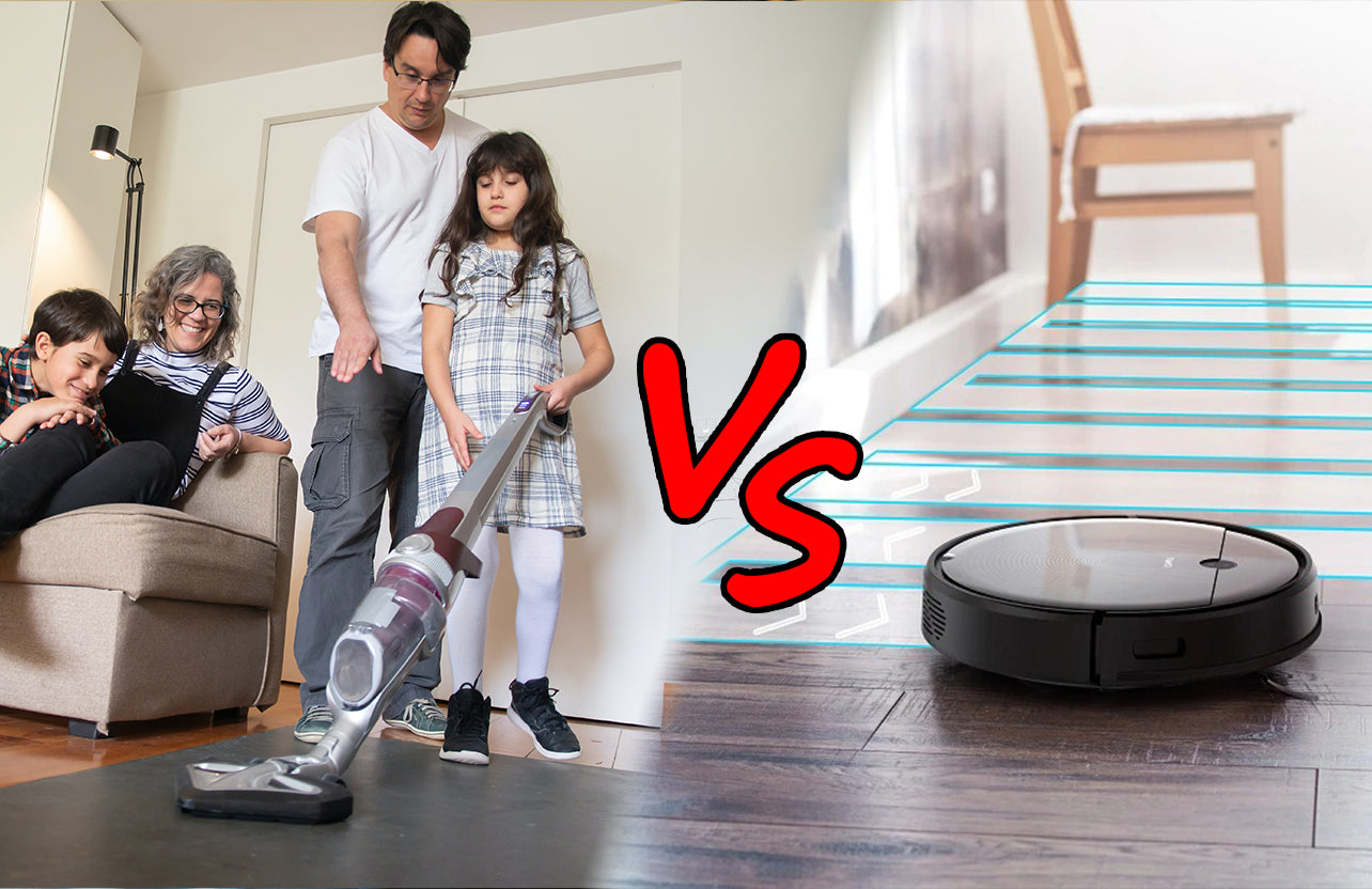 Robot Vacuum VS Cordless Vacuum, Which One Would You Choose?