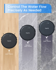 Thamtu Robot Vacuum Cleaner with Mop Function Vacuum Cleaner Robot for Hard Floor, Carpet, Pet Hair, Robot Vacuum Cleaner with Alexa and App, 3000 Pa Suction Power, 120 Minutes Running Time